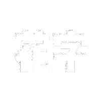 白色纹理花字
